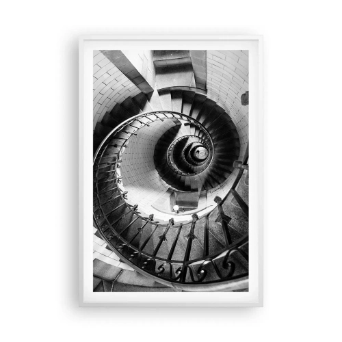 Poster in white frmae - Up and Upwards - 61x91 cm