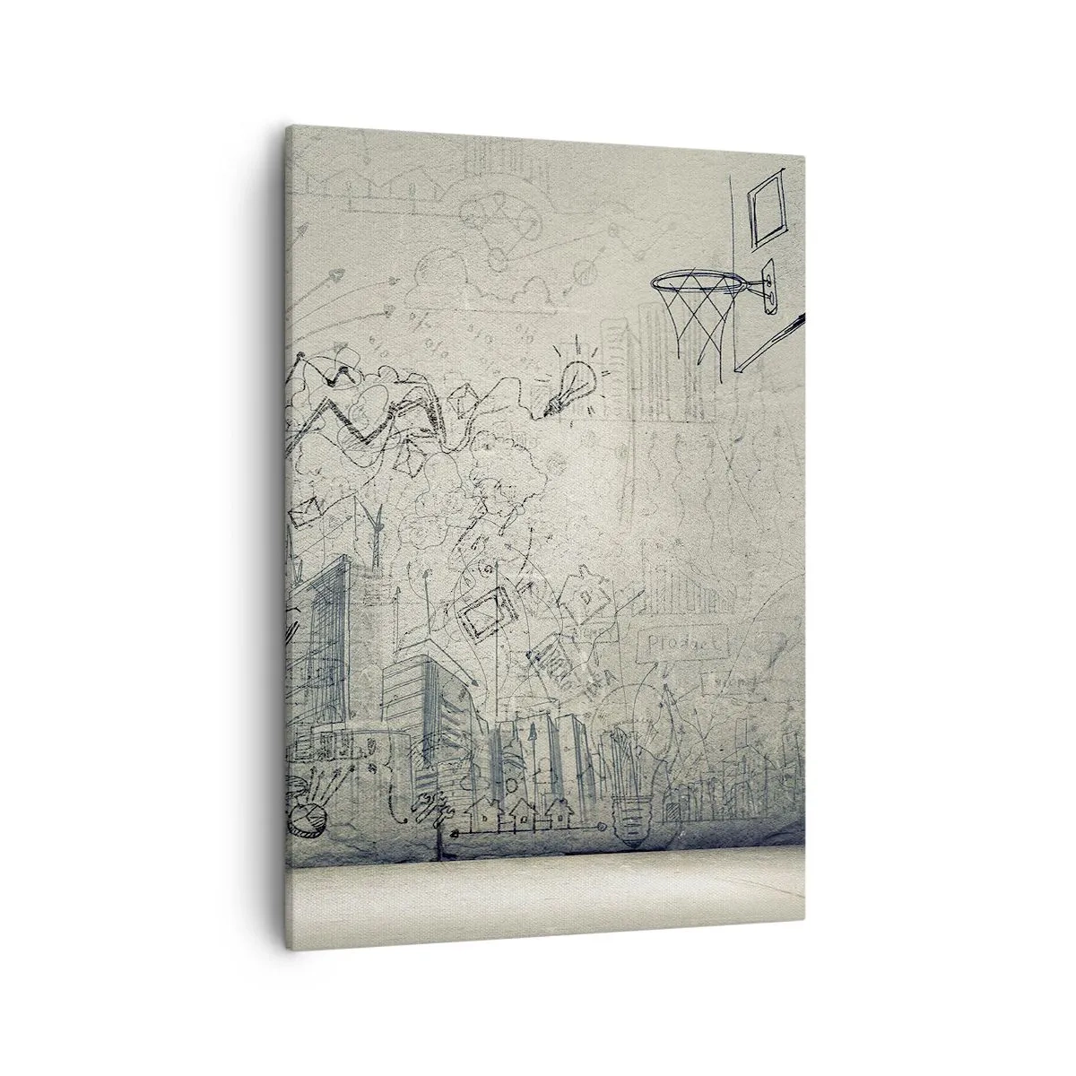 Canvas picture - My Wonderful City Life - 50x70 cm