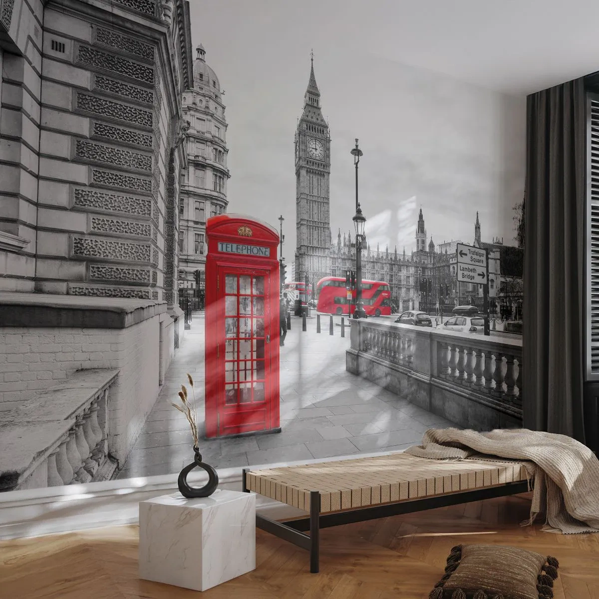 Photo Wallpaper Standard Eco - Undoubtedly London - City, London, Architecture - 350x256 cm