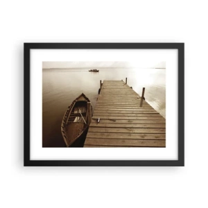 Poster in black frame - Great Calm - 40x30 cm