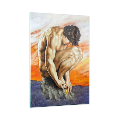 Glass picture - Submerged in Himself - 50x70 cm