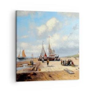 Canvas picture - After a Successful Catch - 50x50 cm