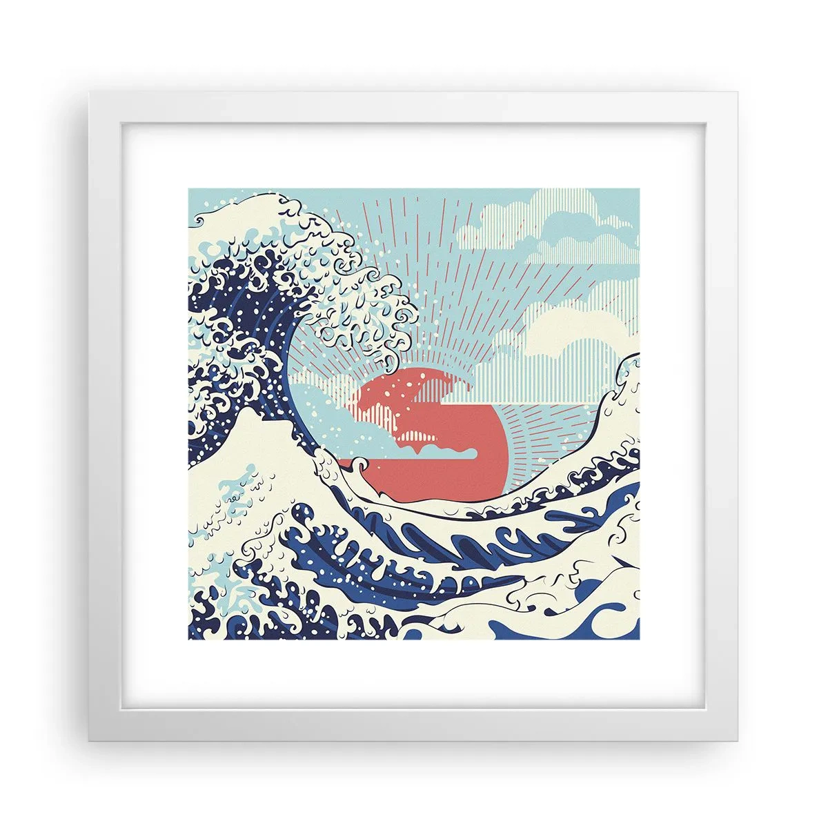 Poster in white frmae - From Japanese Inspirations - 30x30 cm