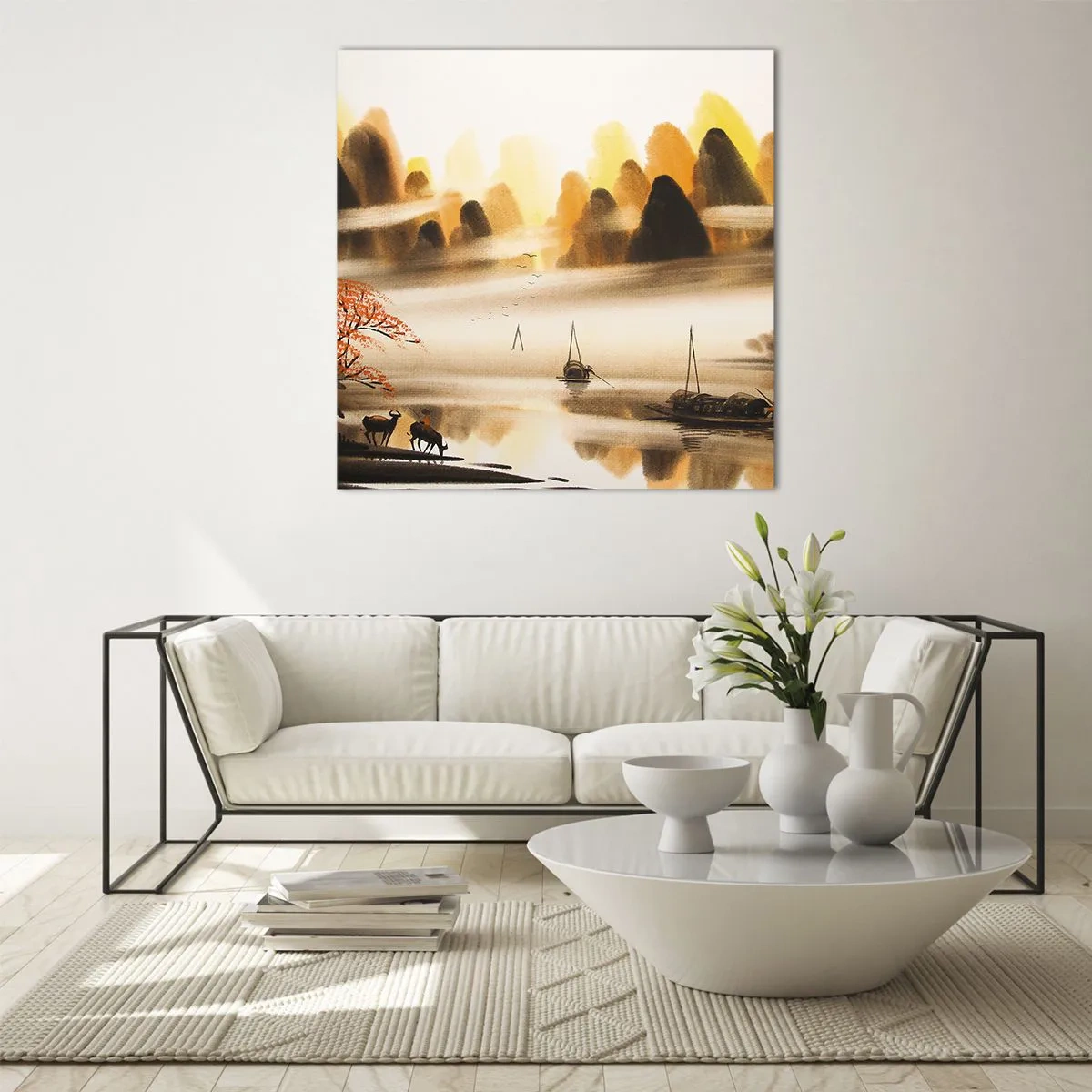 Glass picture - Further than Far East - 70x70 cm