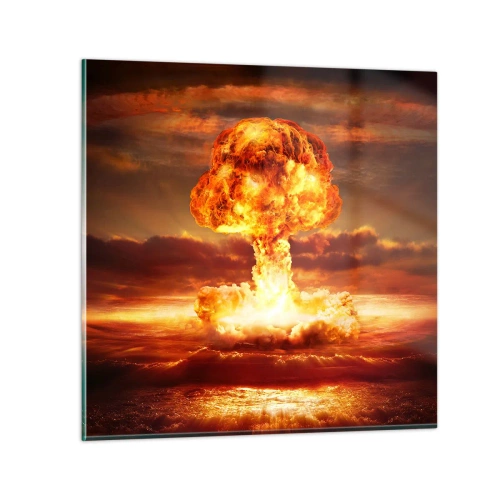 Glass picture - And the End Will Come - 60x60 cm