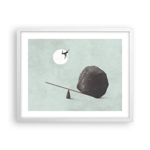 Poster in white frmae - Dream Come True - 50x40 cm