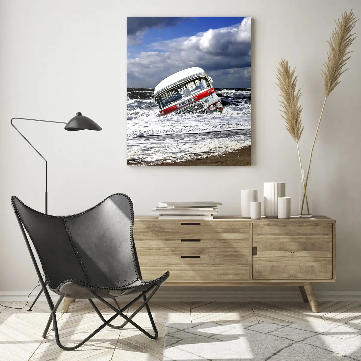 Glass picture - Why Are You Surprised? - 50x70 cm