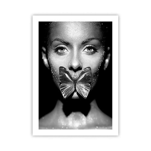 Poster - Butterfly Kiss - 50x70 cm