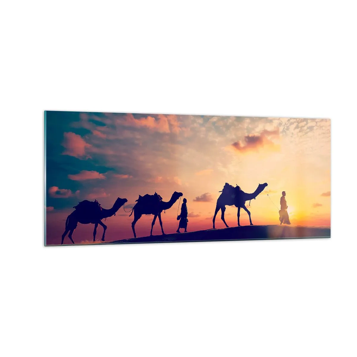 Glass picture - Mysterious Spirit of the Orient - 100x40 cm