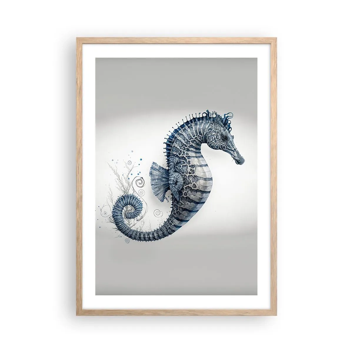 Poster in light oak frame - Subtle Joke of Nature - 50x70 cm