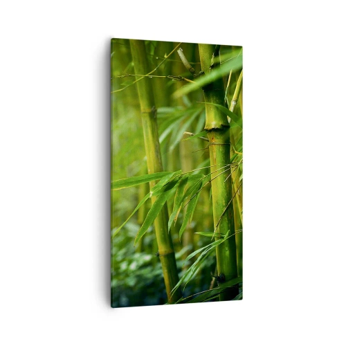 Canvas picture - Getting to Know the Green - 55x100 cm