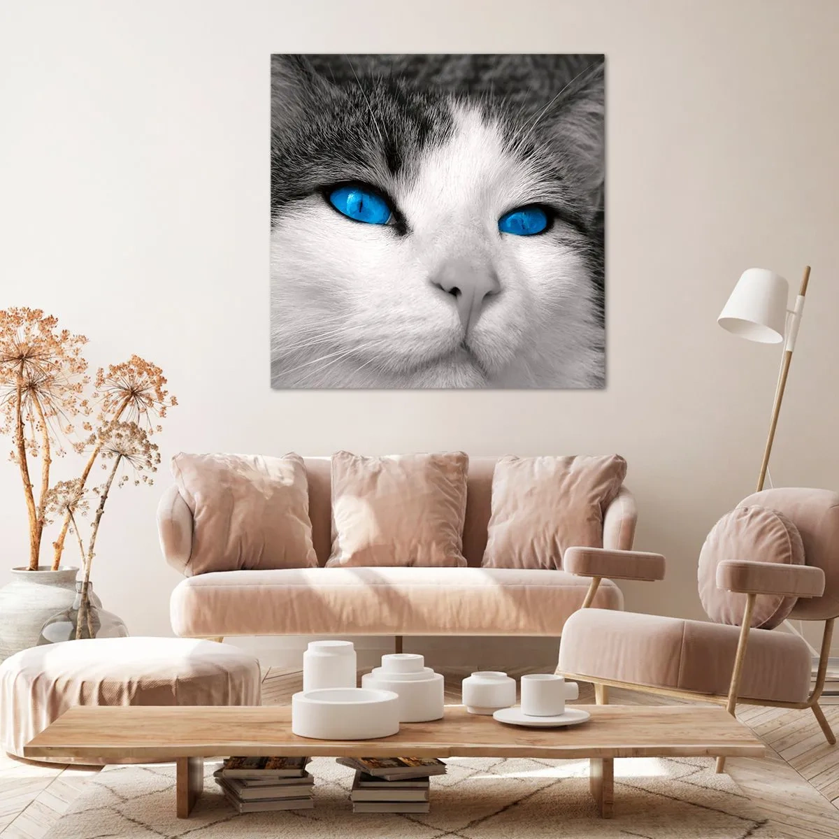 Canvas picture - Extremely Blue-eyed - 60x60 cm