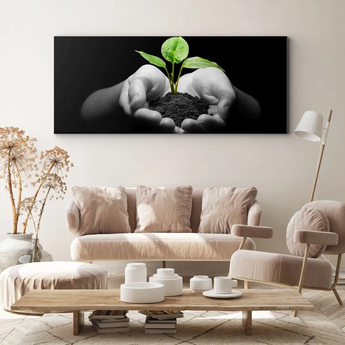 Canvas picture - I Love Nature, I Protect It - 160x50 cm