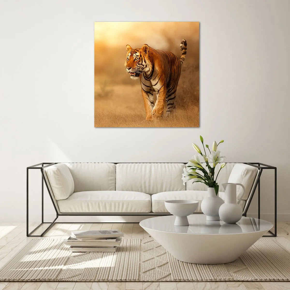 Glass picture - Before Attack - 70x70 cm