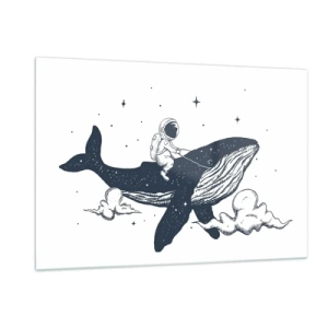 Glass picture - Space Adventure - 120x80 cm