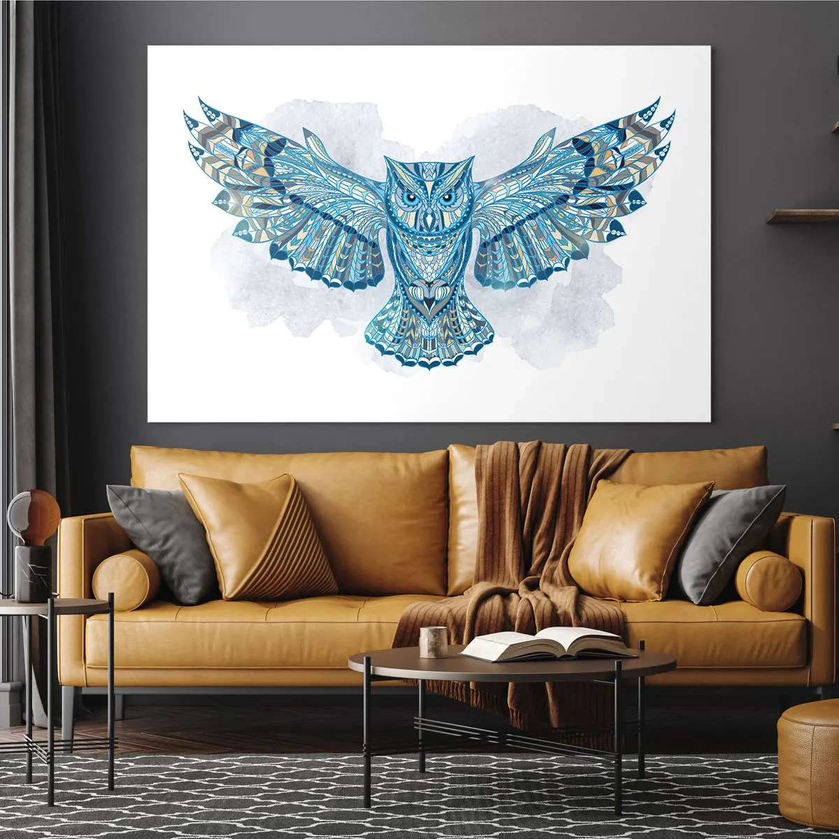 Glass picture - From a Celtic Sacred Grove - 100x70 cm