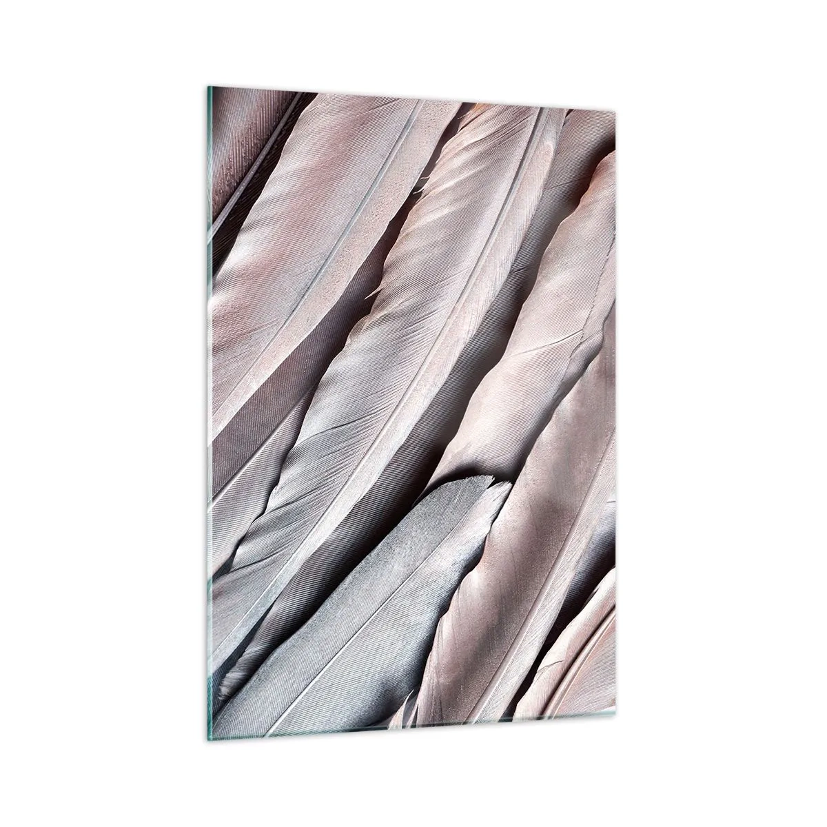 Glass picture - In Pink Silverness - 50x70 cm