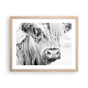 Poster in light oak frame - Scottish Wilderness - 50x40 cm