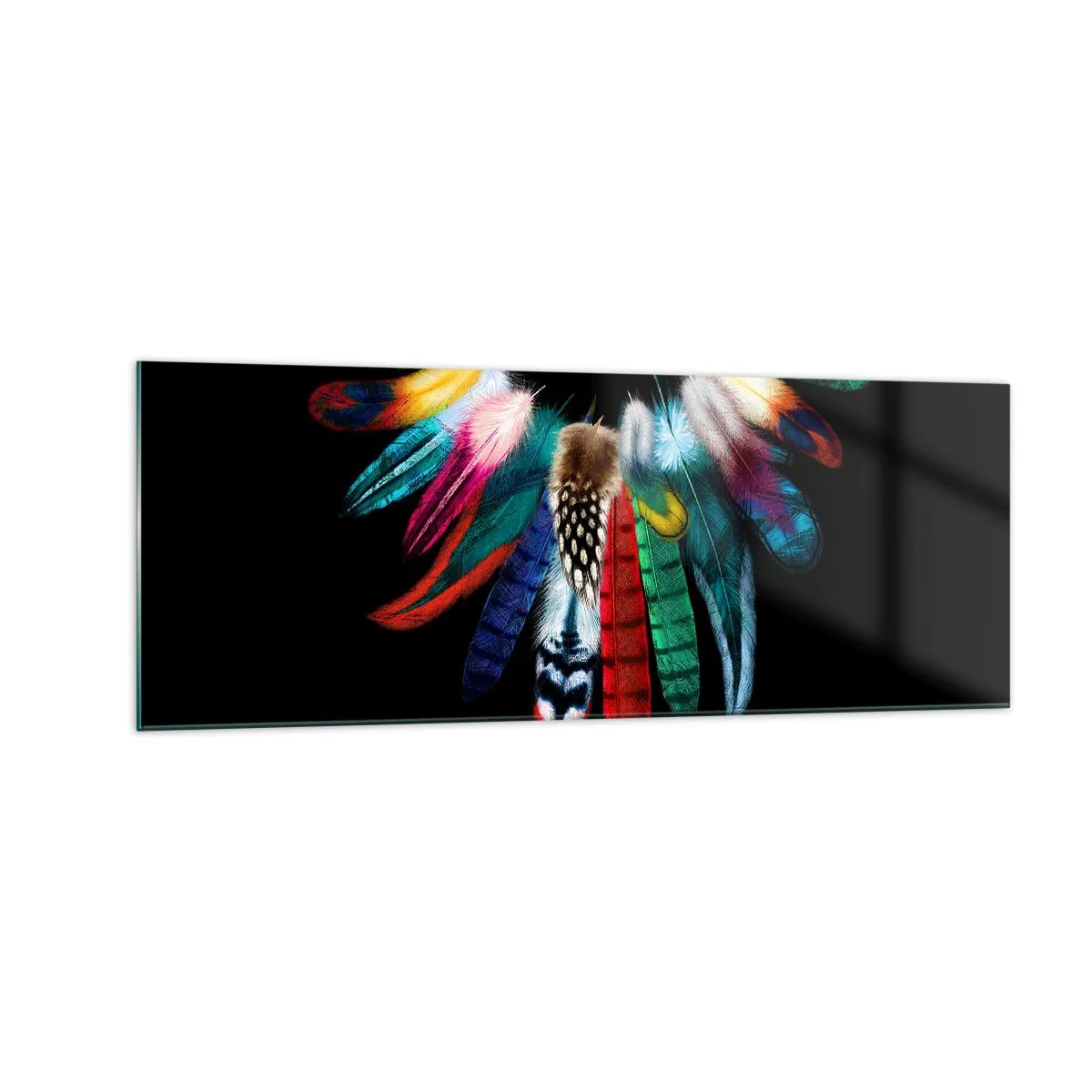 Glass picture - Indian Necklace - 140x50 cm