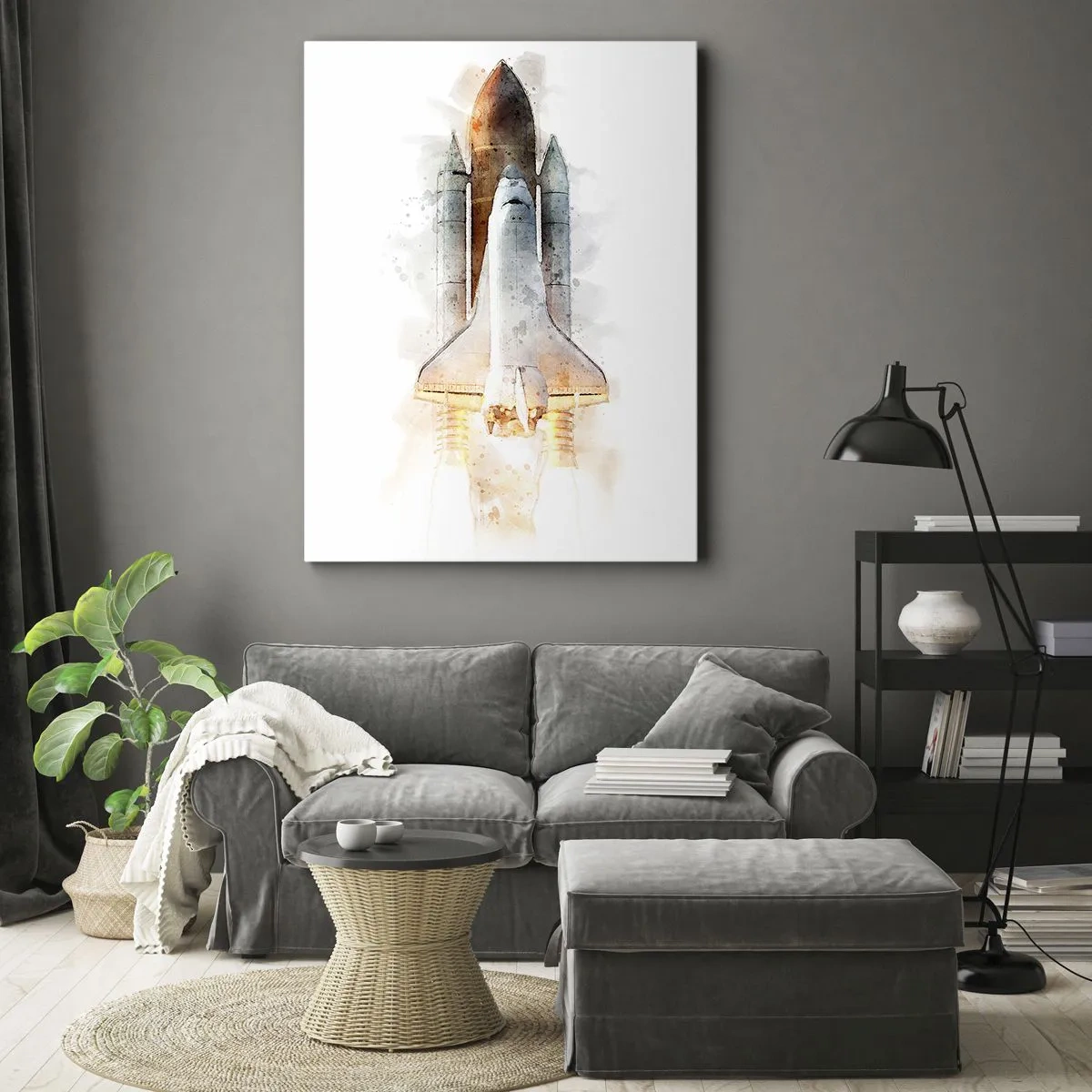 Canvas picture - Explorers Get Ready - 55x100 cm