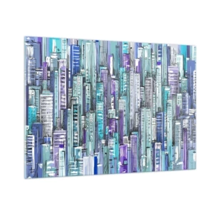 Glass picture - Blue as the Sky - 100x70 cm