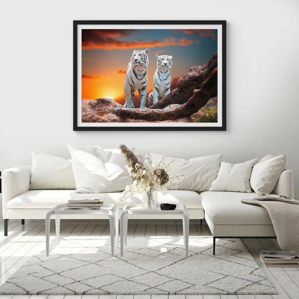 Poster in black frame - Just Like in Narnia - 50x40 cm