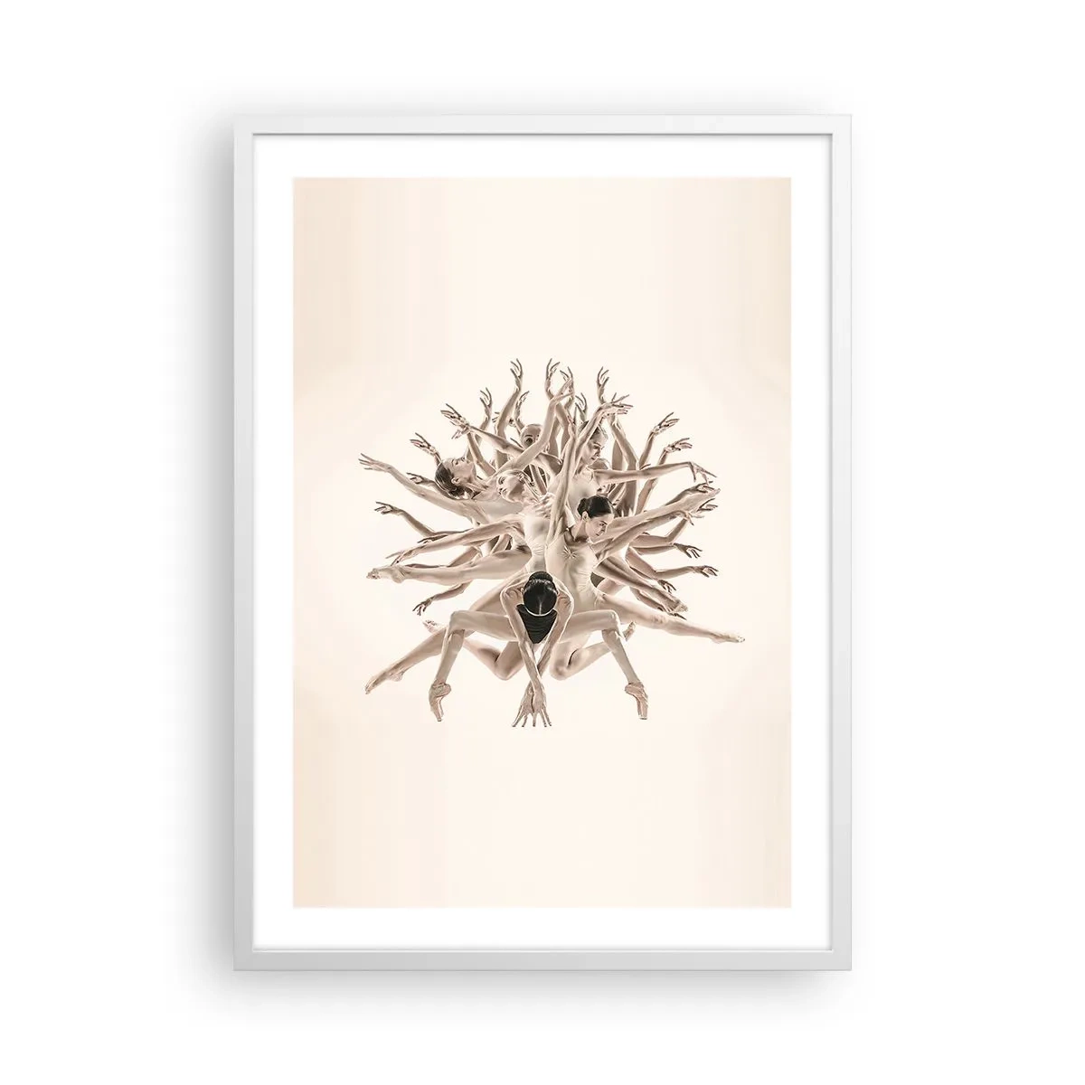 Poster in white frmae - Dance in Bloom - 50x70 cm