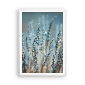 Poster in white frmae - Fragrant Grass - 70x100 cm