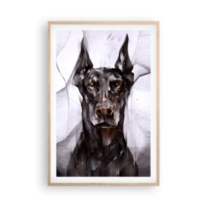 Poster in light oak frame - Born to Nobility - 61x91 cm