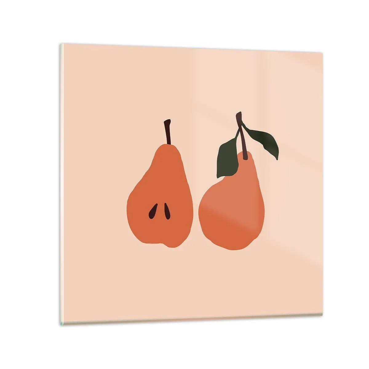 Glass picture - Overly Sweet - 50x50 cm