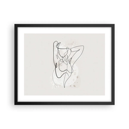 Poster in black frame - Art of Seduction - 50x40 cm