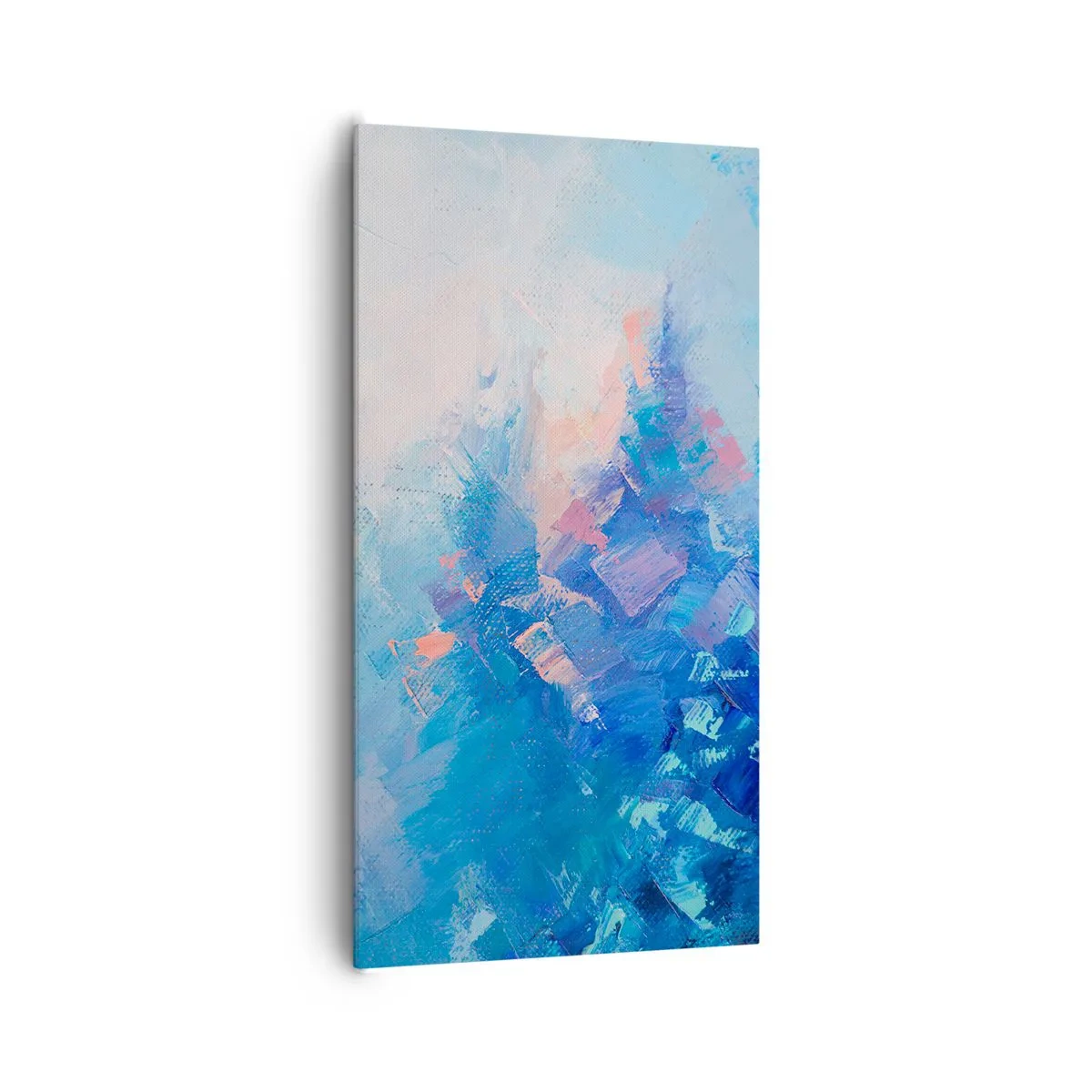 Canvas picture - Winter Abstract - 65x120 cm