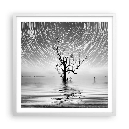Poster in white frmae - Symphony of Nature - 60x60 cm
