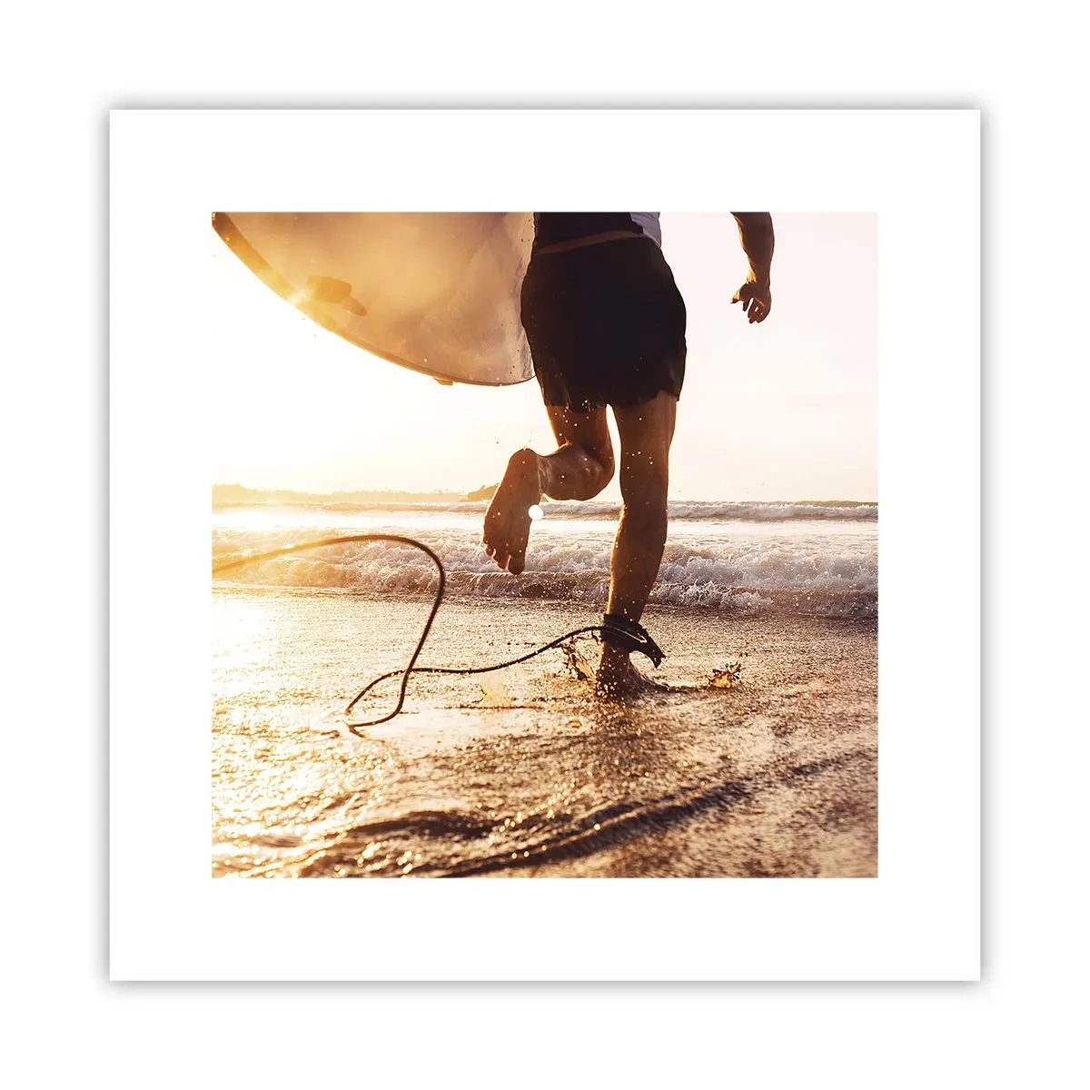 Poster - Encounter with a Wave - 30x30 cm