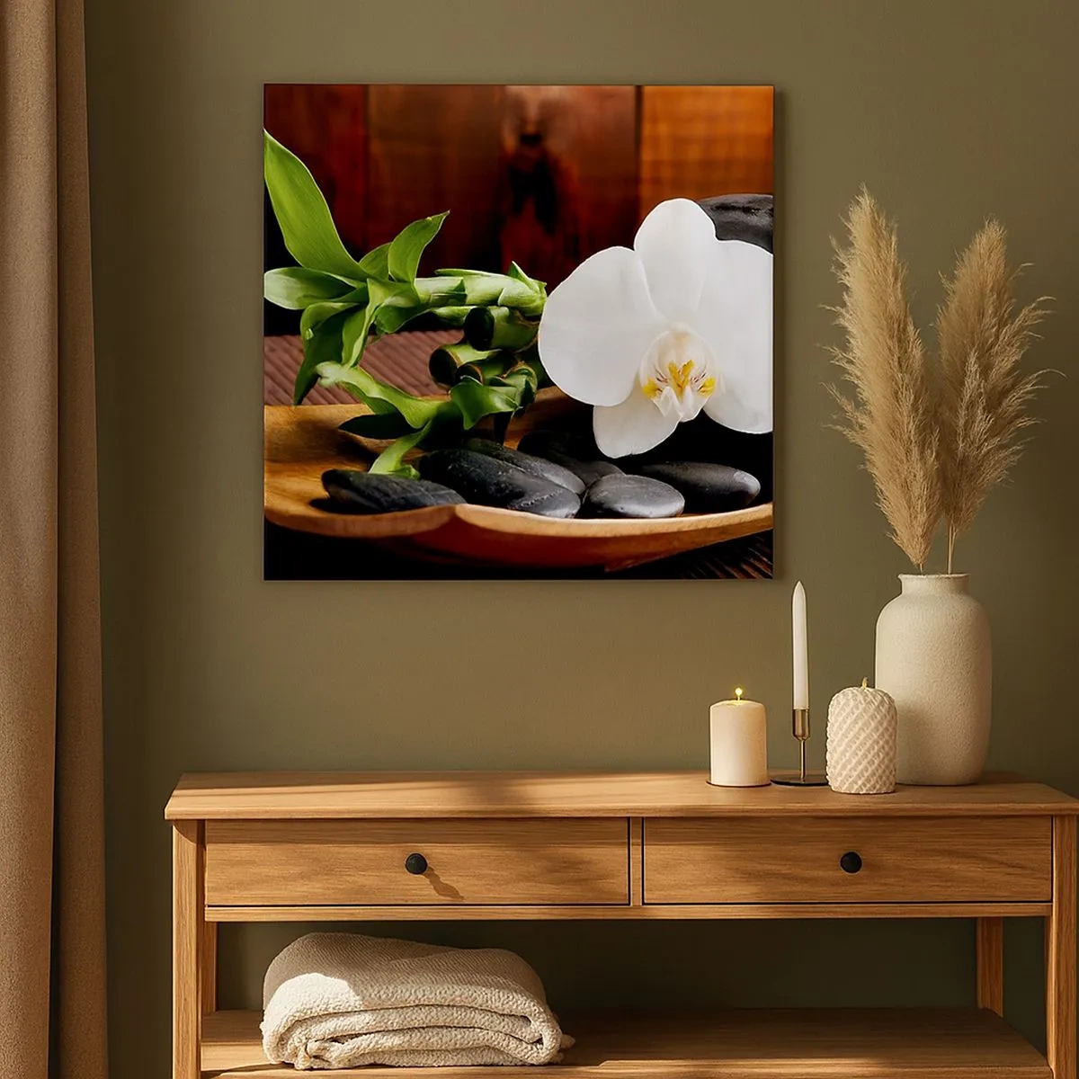 Canvas picture - Let Nature Touch You - 30x30 cm