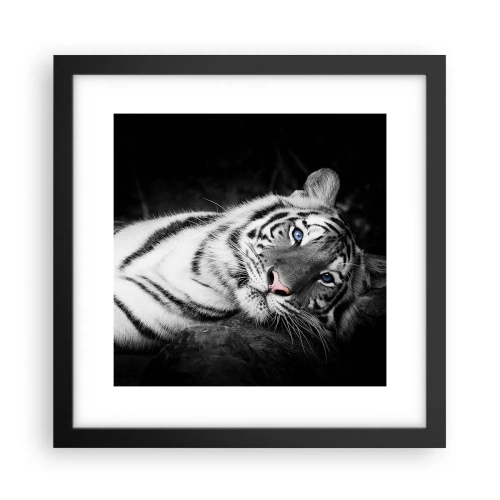 Poster in black frame - Wilderness and Calm - 30x30 cm