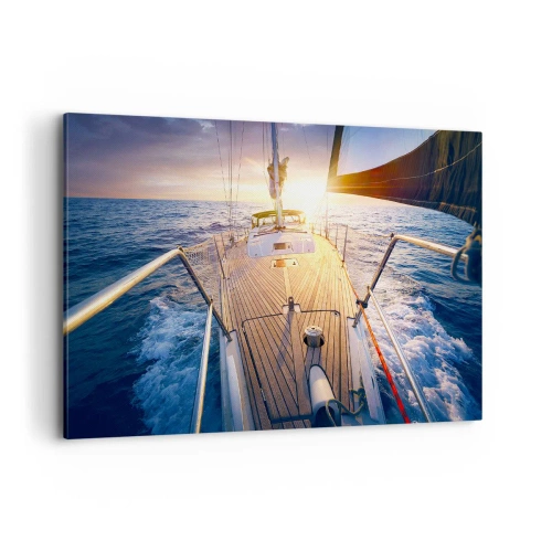 Canvas picture - Running on Waves - 120x80 cm