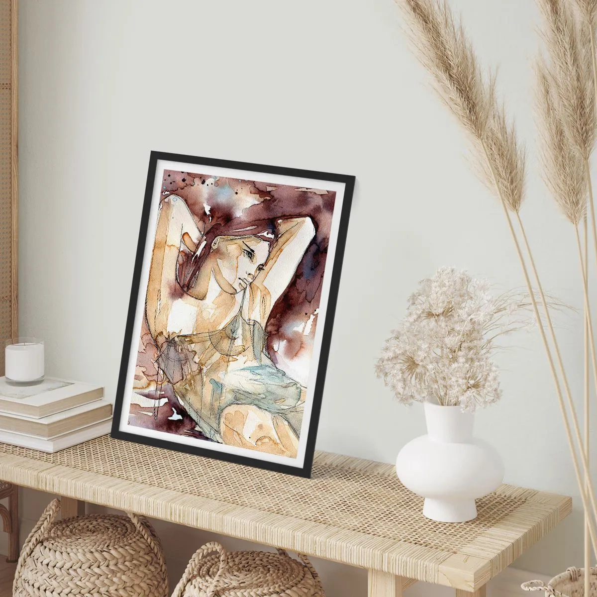 Poster in black frame - In Lilly's Mood - 30x40 cm