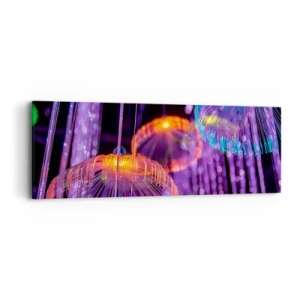 Canvas picture - Light Fountain - 90x30 cm