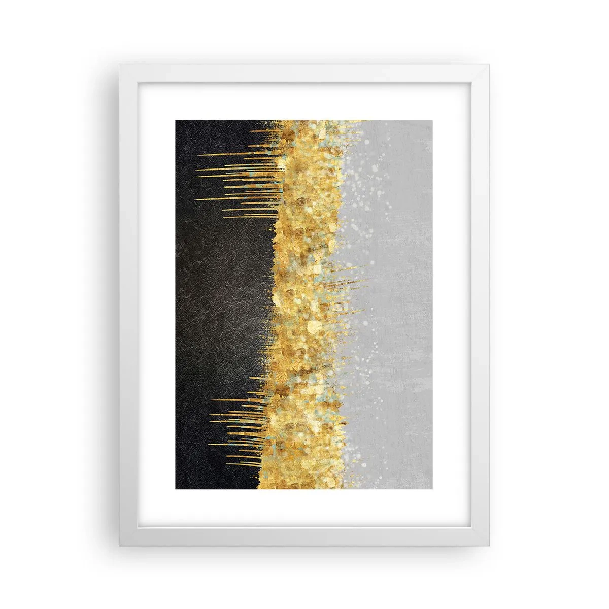 Poster in white frmae - In and Up - 30x40 cm