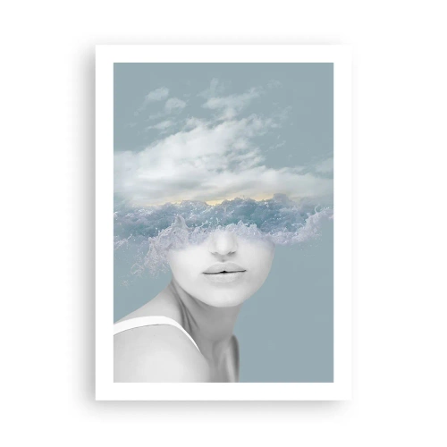 Poster - With the Head In the Clouds - 50x70 cm