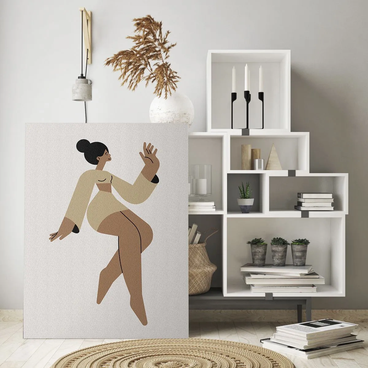 Glass picture - Shape of Grace - 70x100 cm