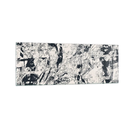 Glass picture - Infilitration of Opposites - 140x50 cm