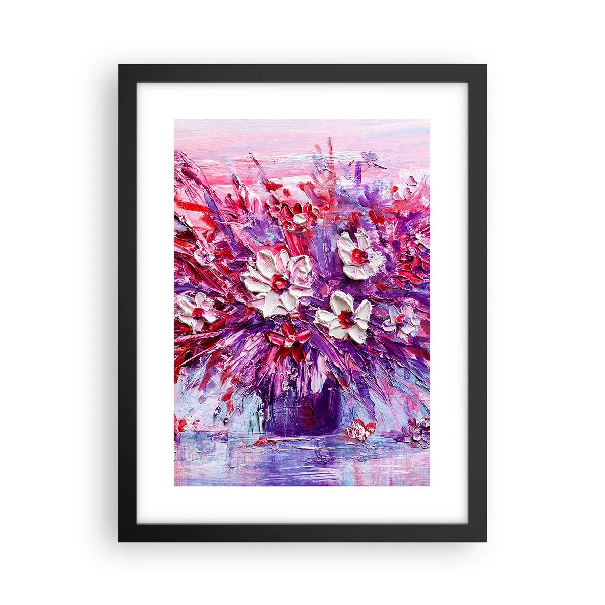Poster in black frame - Innocence and Passion - 30x40 cm