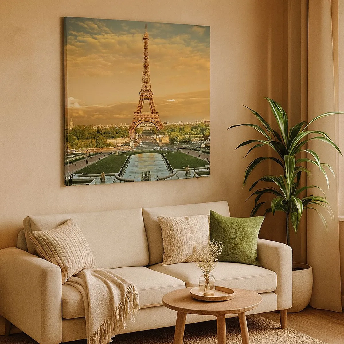 Canvas picture - Queen of Paris - 30x30 cm