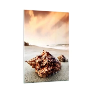 Glass picture - Expelled by Waves - 80x120 cm