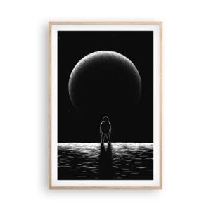 Poster in light oak frame - Face to Face - 61x91 cm