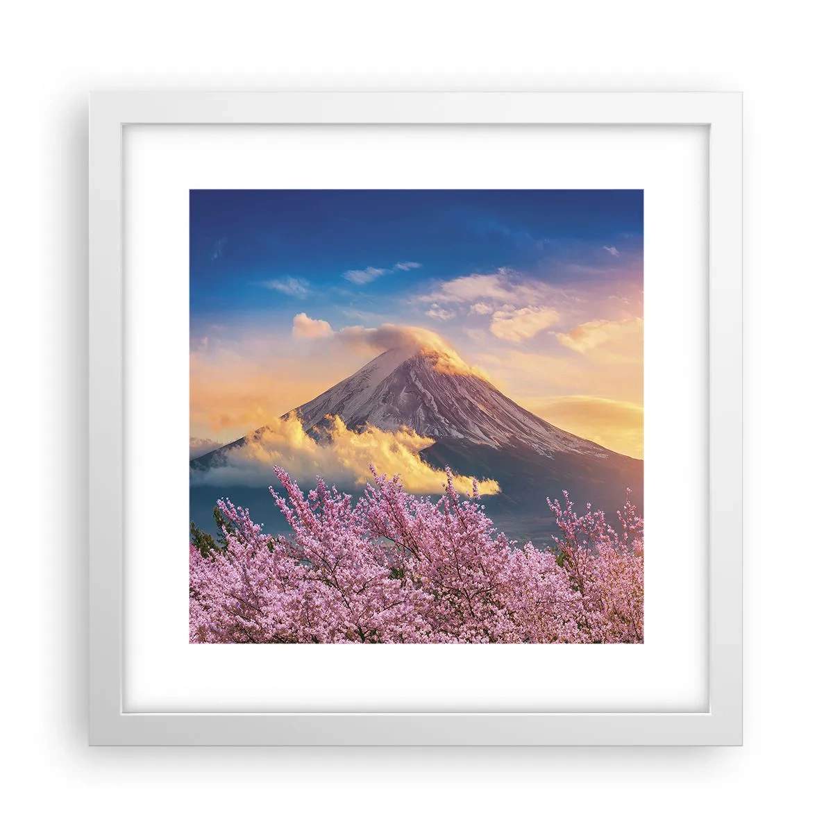 Poster in white frmae - Japanese Sanctity - 30x30 cm