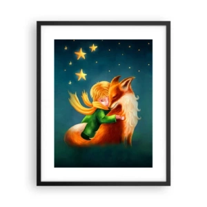 Poster in black frame - Little Prince - 40x50 cm