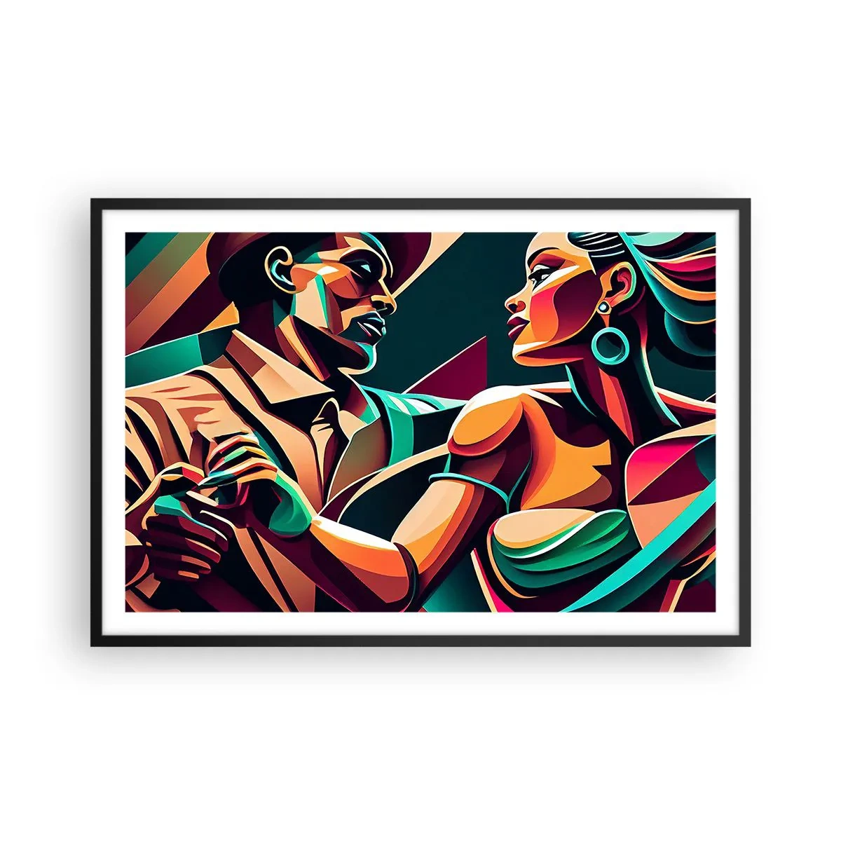 Poster in black frame - In a Heartbeat - 91x61 cm